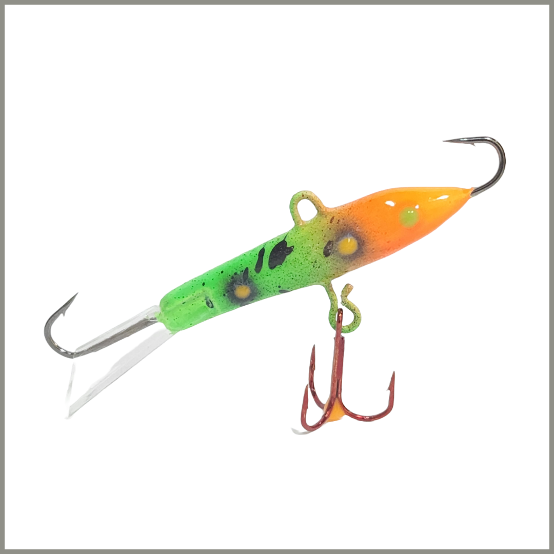 Like firetiger jigging rap glow in the dark ice fishing lure