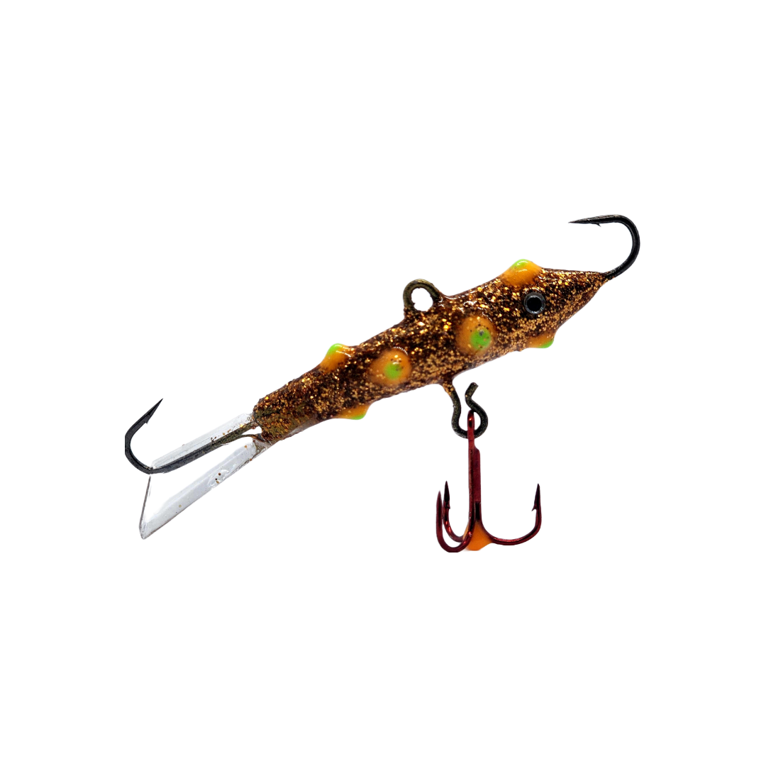 Copper fishing jig that Glows better than jigging rap style